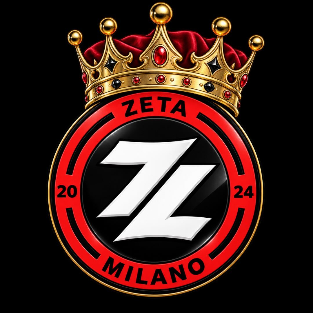 Stemma di Zeta Milano con la corona